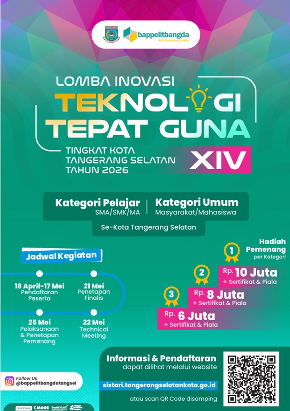 Teknik Informatika ITI Dukung Lomba Inovasi Teknologi Tepat Guna Kota Tangerang Selatan 2026